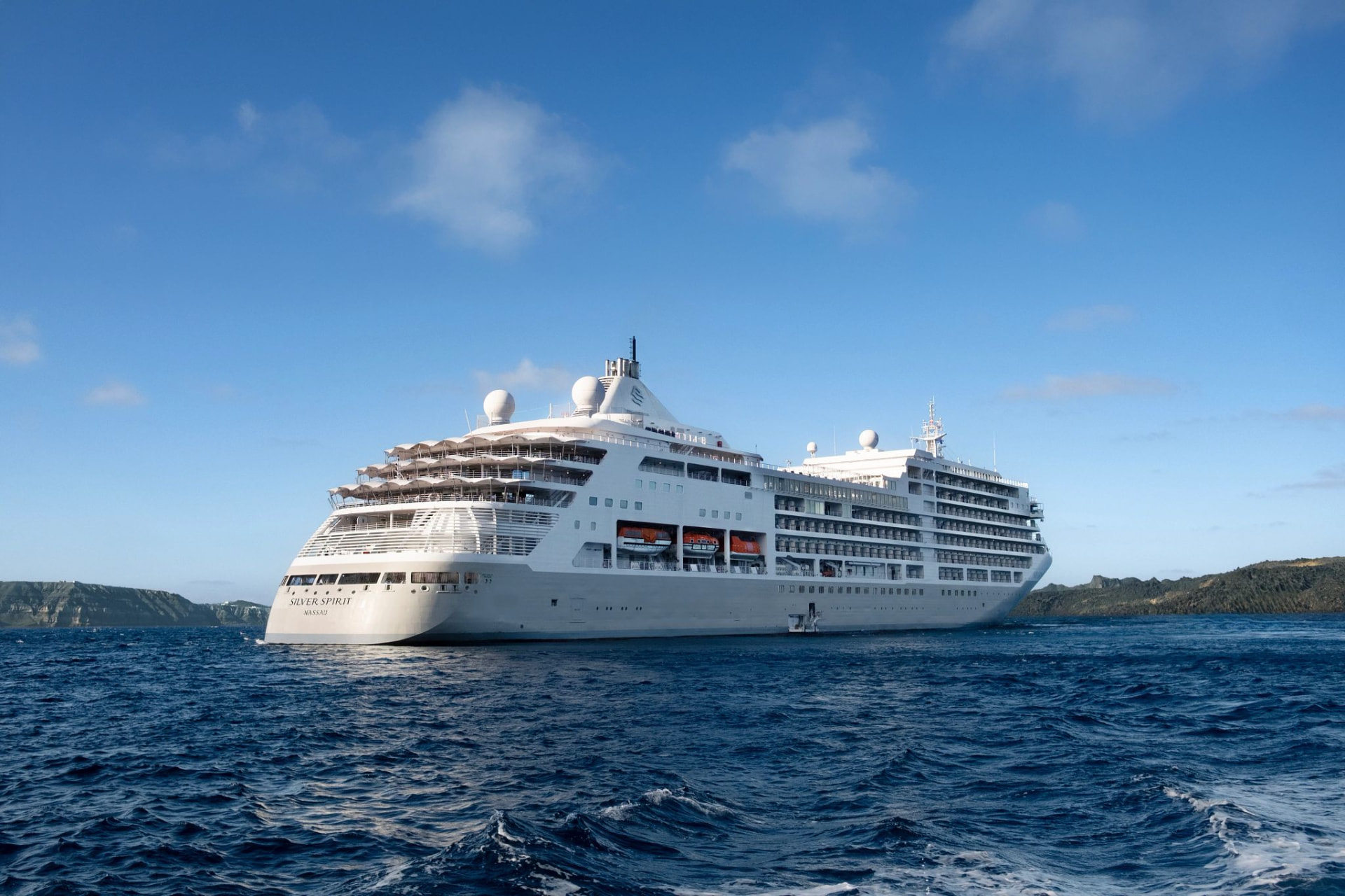 Silver Spirit at sea